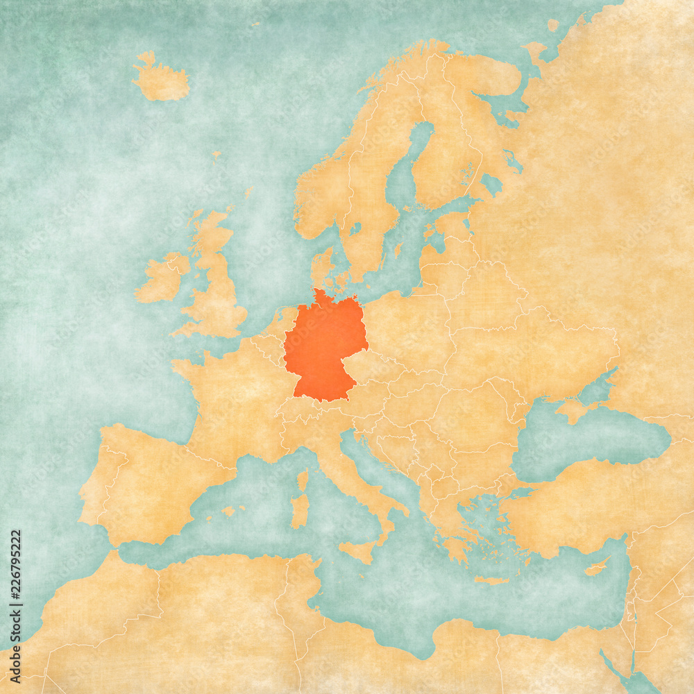 Map of Europe - Germany