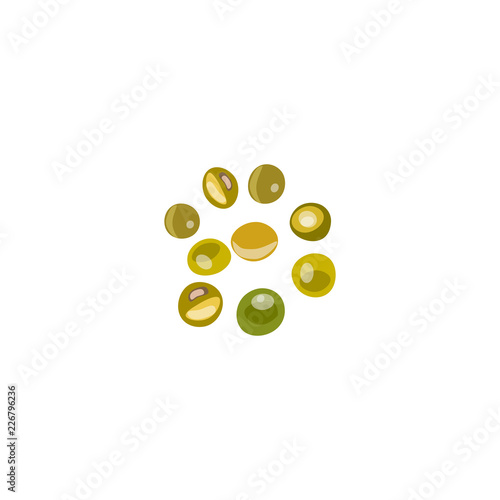 colored stones, precious gems, glass balls, french green,