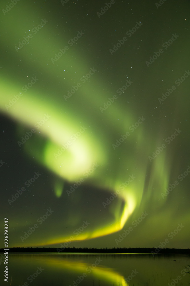 Obraz premium Northern Lights in Kuusamo, Finland