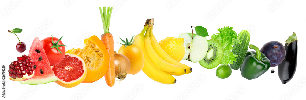 Fototapeta Color fruits and vegetables