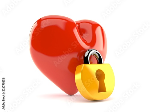 Photos Heart with padlock