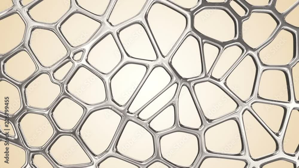 Animation of surface from organic glass as molecules or network. Animation of seamless loop. Animation of surface from organic glass as molecules or network. Animation of seamless loop.