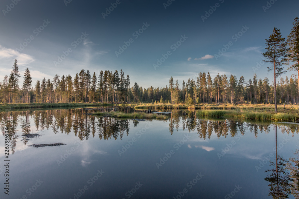 Lake reflection