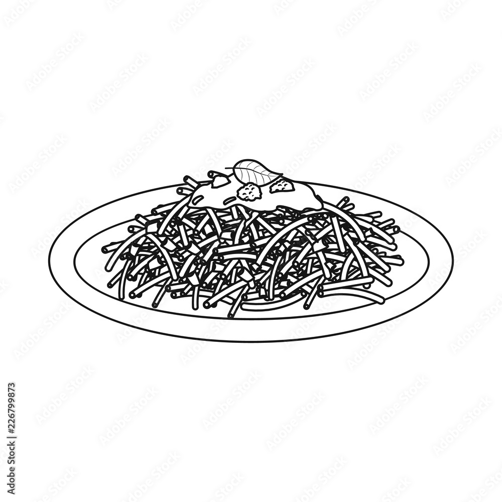 Vector illustration of pasta and carbohydrate icon. Collection of pasta and macaroni vector icon for stock. Vector illustration of pasta and carbohydrate icon. Collection of pasta and macaroni vector icon for stock.