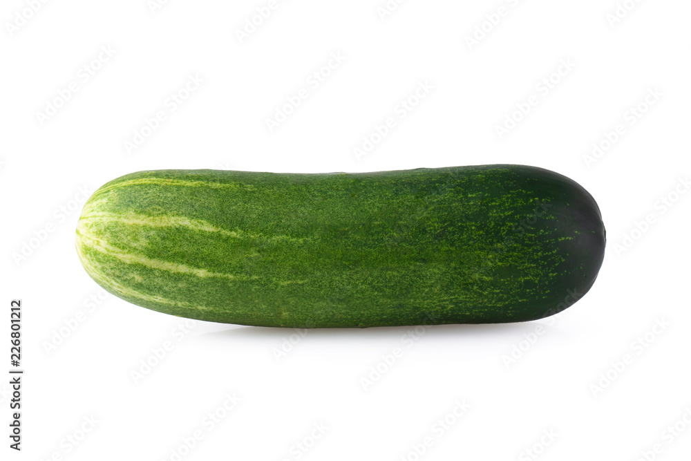 fresh cucumbers isolated on a white background fresh cucumbers isolated on a white background