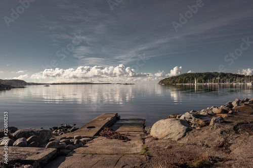 Paisajes de otoño soleado