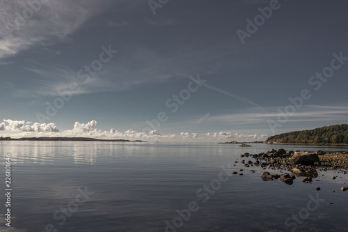 Paisajes de otoño soleado