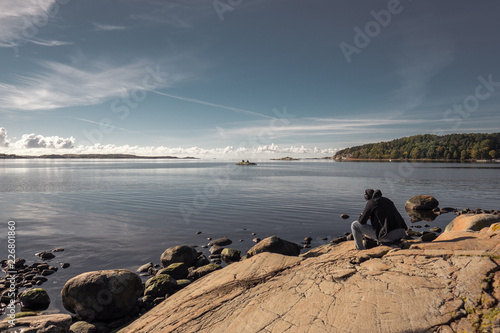 Paisajes de otoño soleado