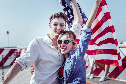 Bild auf Leinwand Happy couple