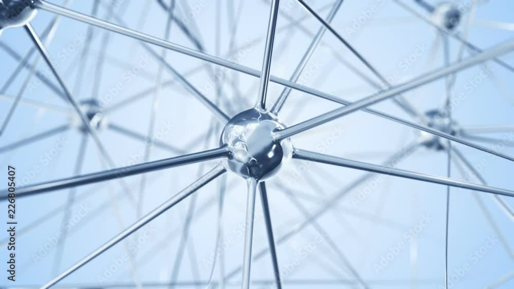 Animation of models molecules or viruses from glass and crystal. Animation of seamless loop. Animation of models molecules or viruses from glass and crystal. Animation of seamless loop.