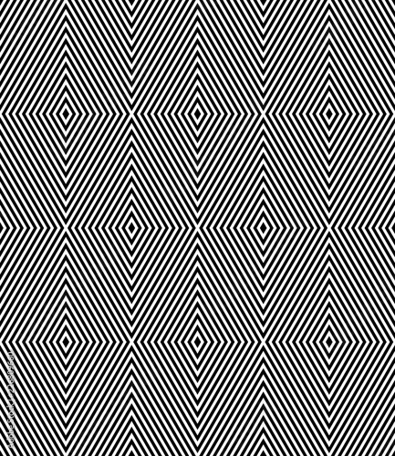 Seamless geometric diamonds pattern. Lines texture.