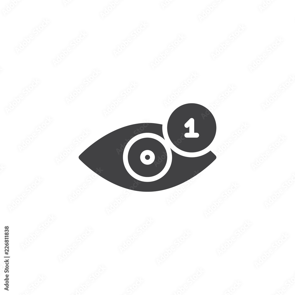 View notification vector icon. filled flat sign for mobile concept and web design. Social media simple solid icon. Symbol, logo illustration. Pixel perfect vector graphics View notification vector icon. filled flat sign for mobile concept and web design. Social media simple solid icon. Symbol, logo illustration. Pixel perfect vector graphics