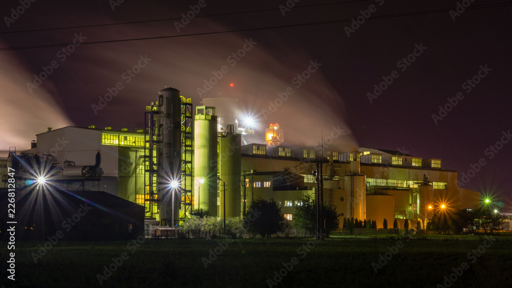 Sugar factory in Werbkowice, Poland