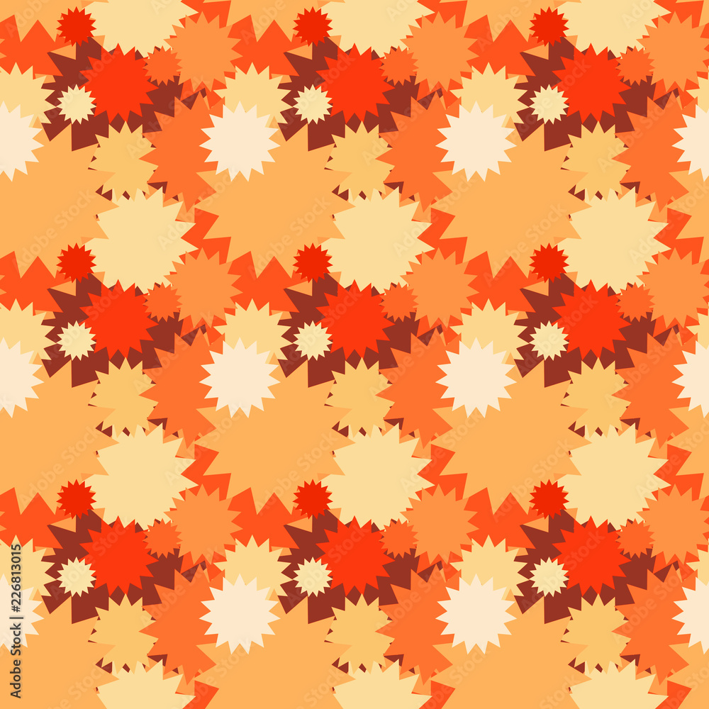 Seamless background pattern with various colored circles. Seamless background pattern with various colored circles.