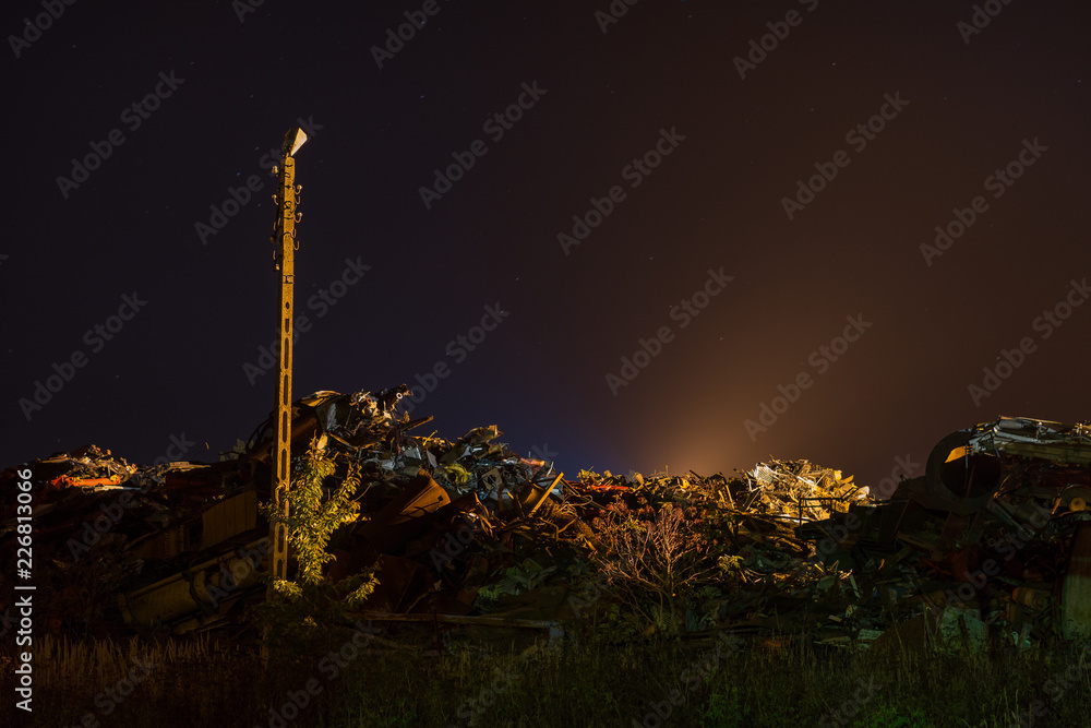 Scrape yard in Werbkowice, Poland