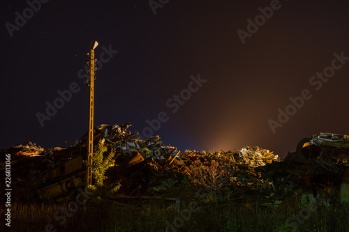 Obraz na płótnie Scrape yard in Werbkowice, Poland w salonie