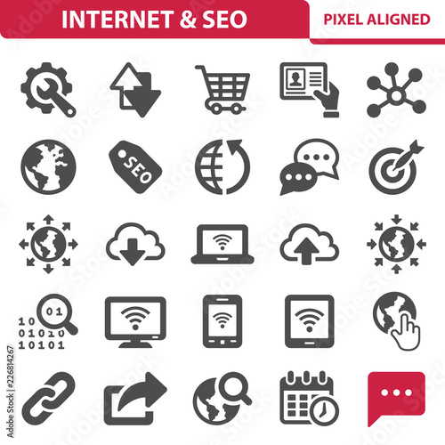 Internet & SEO Icons