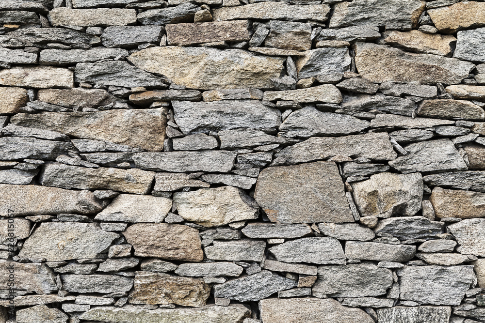 Fototapeta premium Granite stone wall