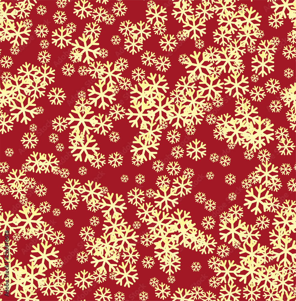 Winter red background with snowflakes. Vector Illustration. Winter red background with snowflakes. Vector Illustration.