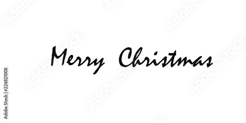 Merry Christmas Lettering