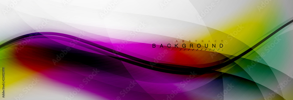 Smooth flowing wave motion concept background Smooth flowing wave motion concept background