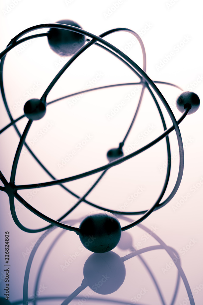 Molecule and DNA model in studio Molecule and DNA model in studio