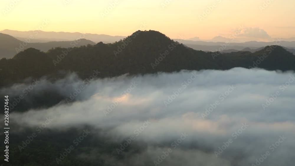 sun over mountain mist in sunrise, mist on sunrise sun over mountain mist in sunrise, mist on sunrise