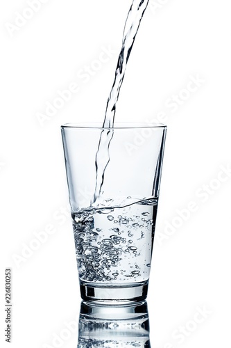 Pouring Water into a Glass