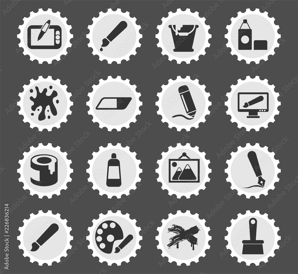 art icon set art icon set