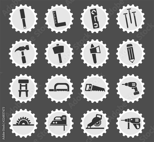 joinery icon set