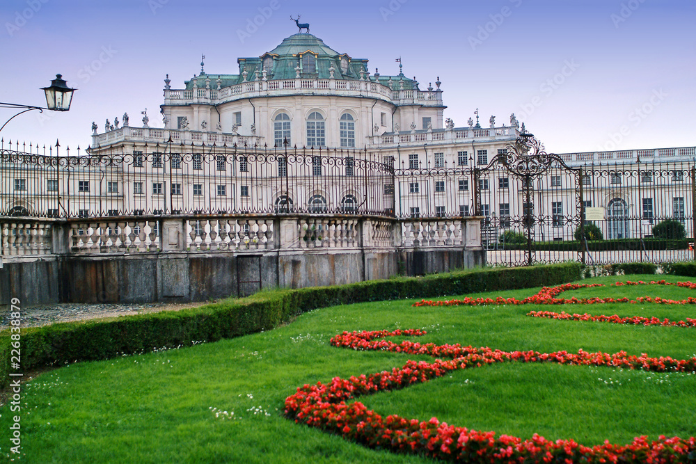Naklejka premium Turin, Piedmont, Italy the Hunting lodge of Stupinigi royal residence of Savoy