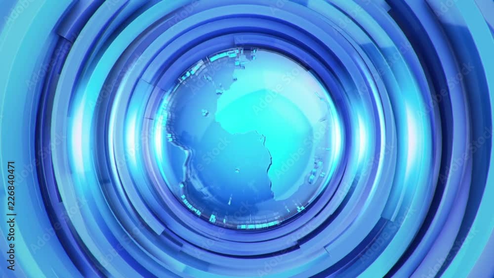 Animation rotation of globe of Earth and glass stripes on background. Animation of seamless loop. Animation rotation of globe of Earth and glass stripes on background. Animation of seamless loop.