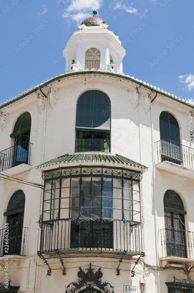 Fototapeta premium Priego de Córdoba, Calle de Rio, Andalusien, Spanien