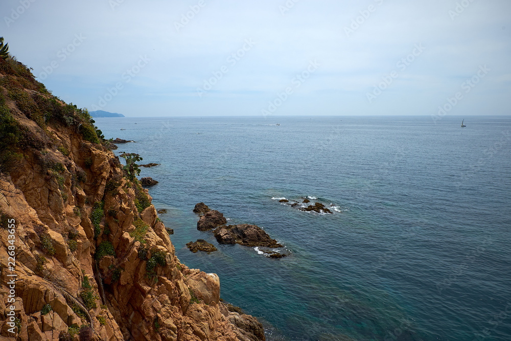 Marimurtra Botanical garden in Blanes, Catalonia. Marimurtra Botanical garden in Blanes, Catalonia.