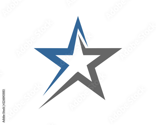 Unique Stars Template Sign Symbol Icon Logo Vector