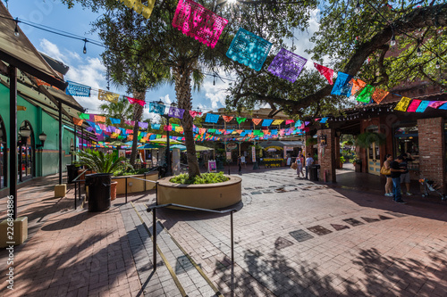 Historic Market Square Mexican Shopping Center tourist destination in San Antonio Texas