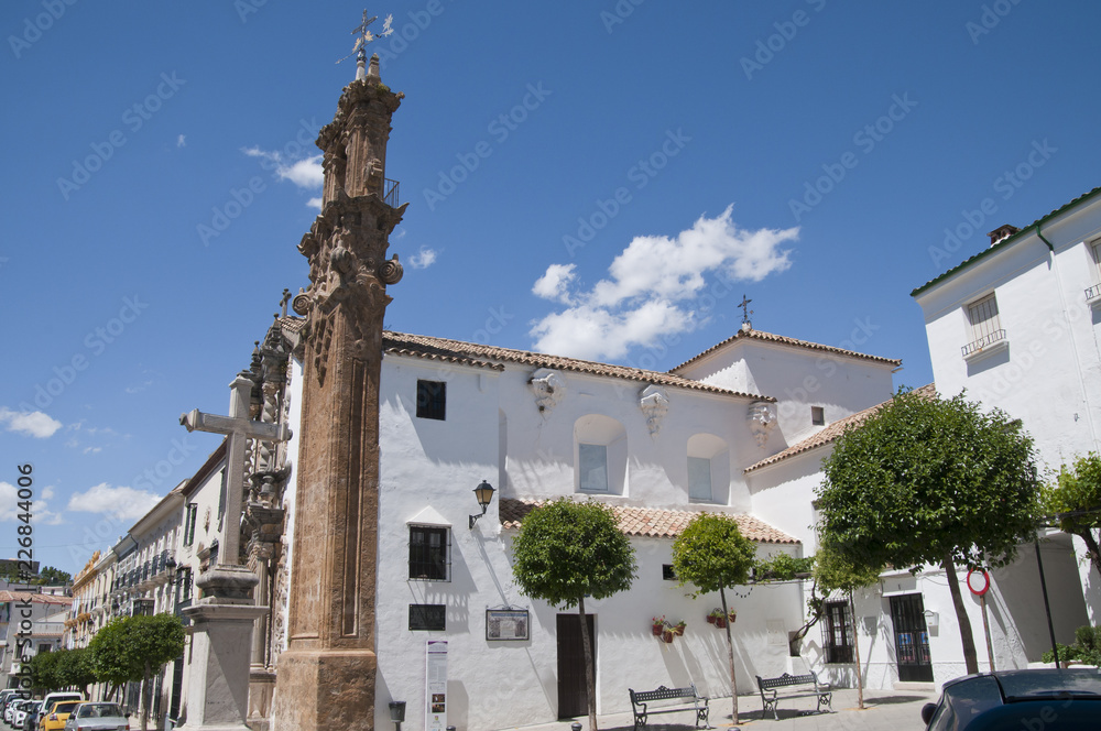 Priego de Córdoba, Iglesia de la Aurora y San Nicasio, Barrio de la Villa, Andalusien, Spanien