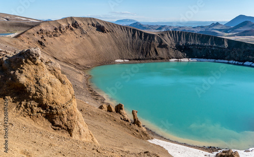 Krafla Volcano Lake