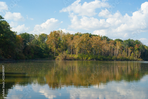 Reflection of turning colors