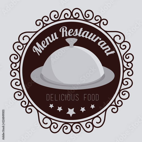 Restaurant design icom vector ilstration
