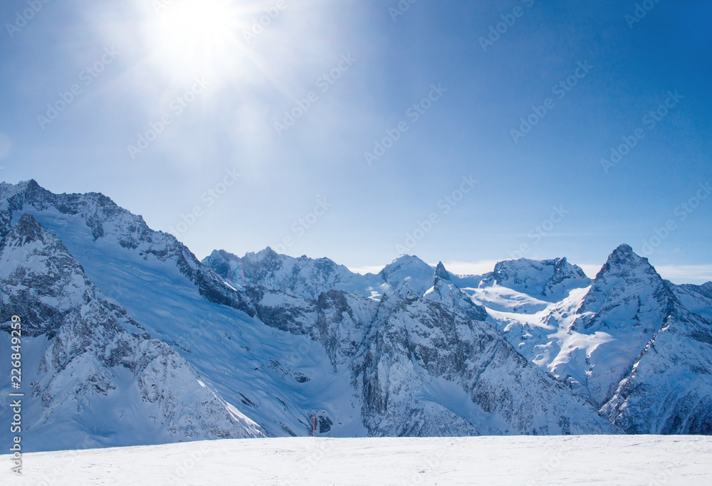 Fototapeta premium natural landscape mountains