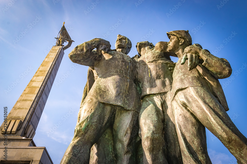 Slavin Memorial Sovietic Monument in Bratislava, Slovakia