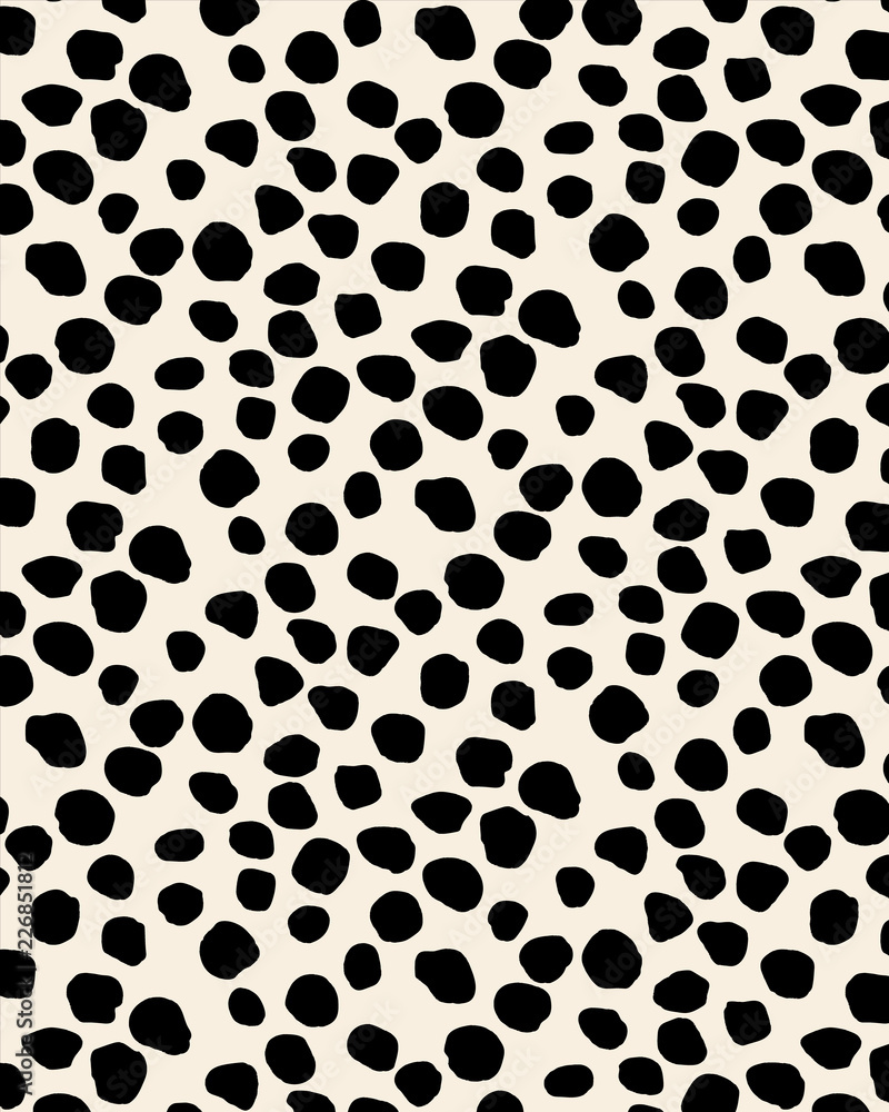 Seamless patterns with black dots Seamless patterns with black dots