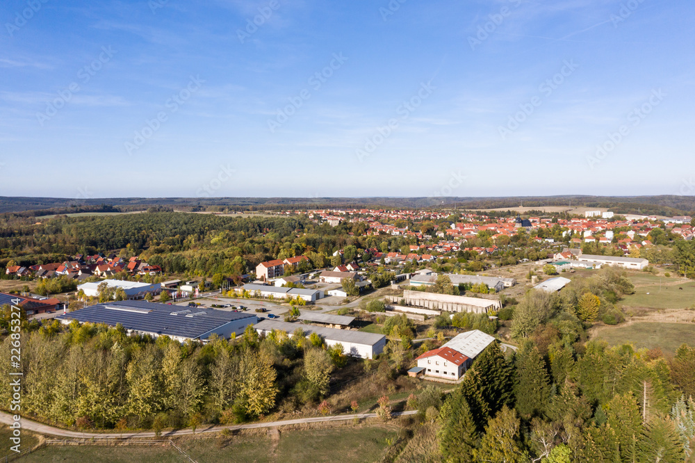 Überblick über Harzgerode im Harz