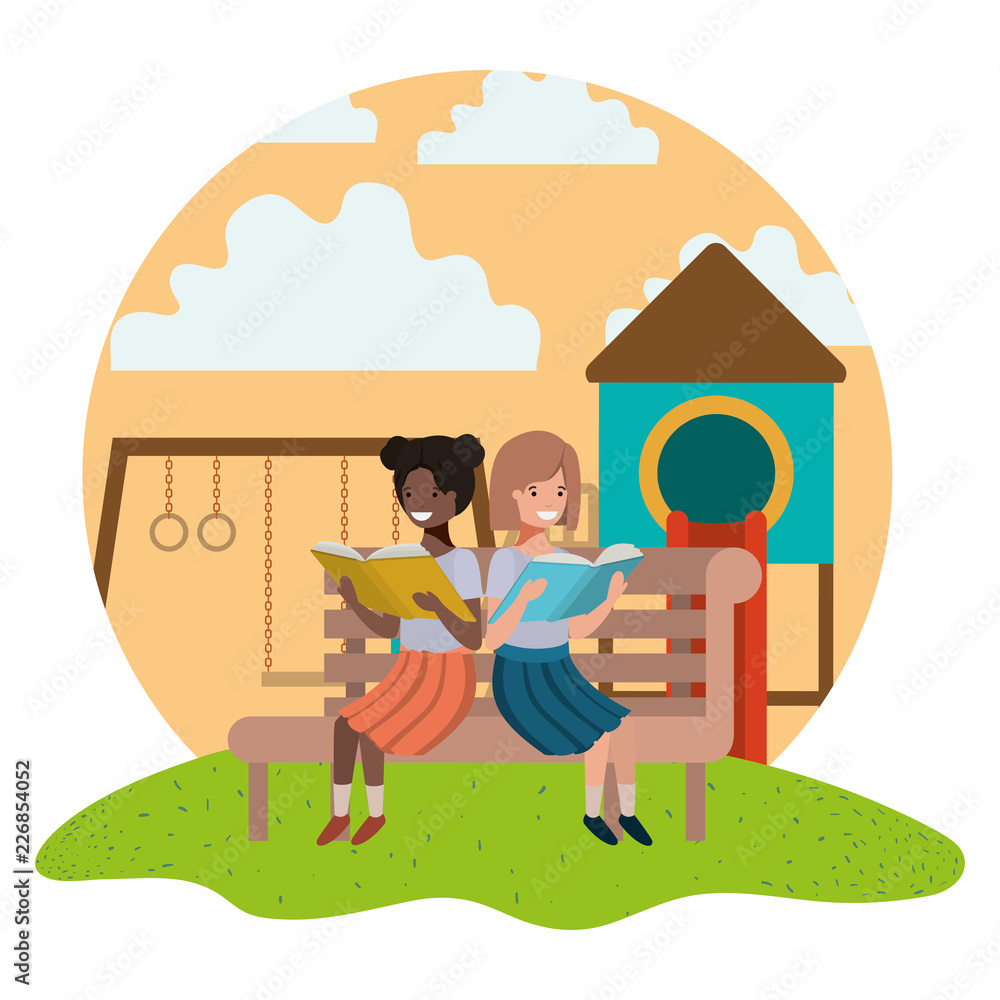 young women in playground avatar character young women in playground avatar character