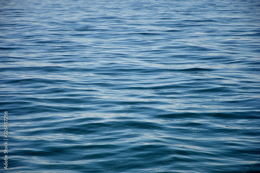 Blue sea with waves Blue sea with waves