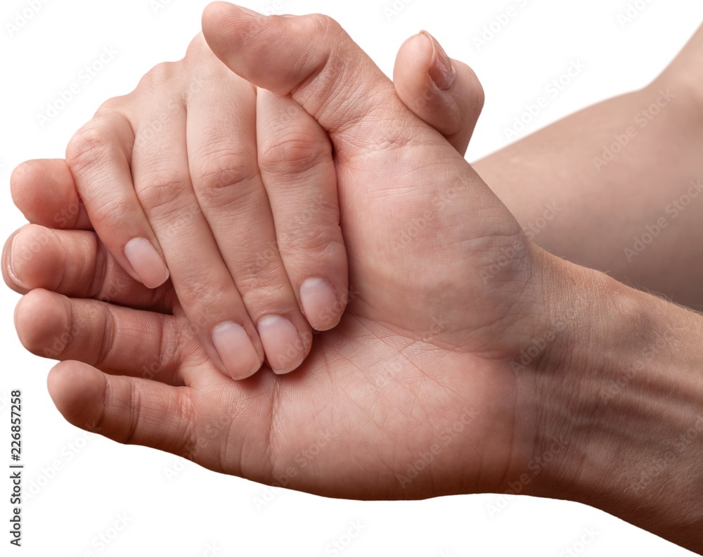 Rubbing hands Rubbing hands