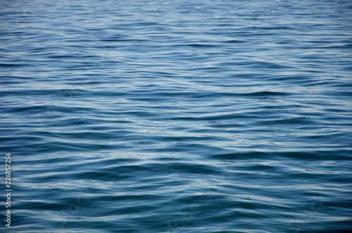 Blue sea with waves