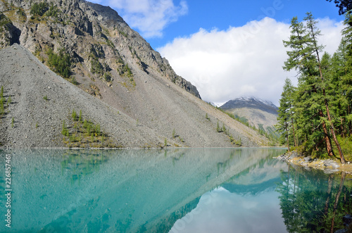 Big Shavlinskoe lake, Altai Republic, Russia photo