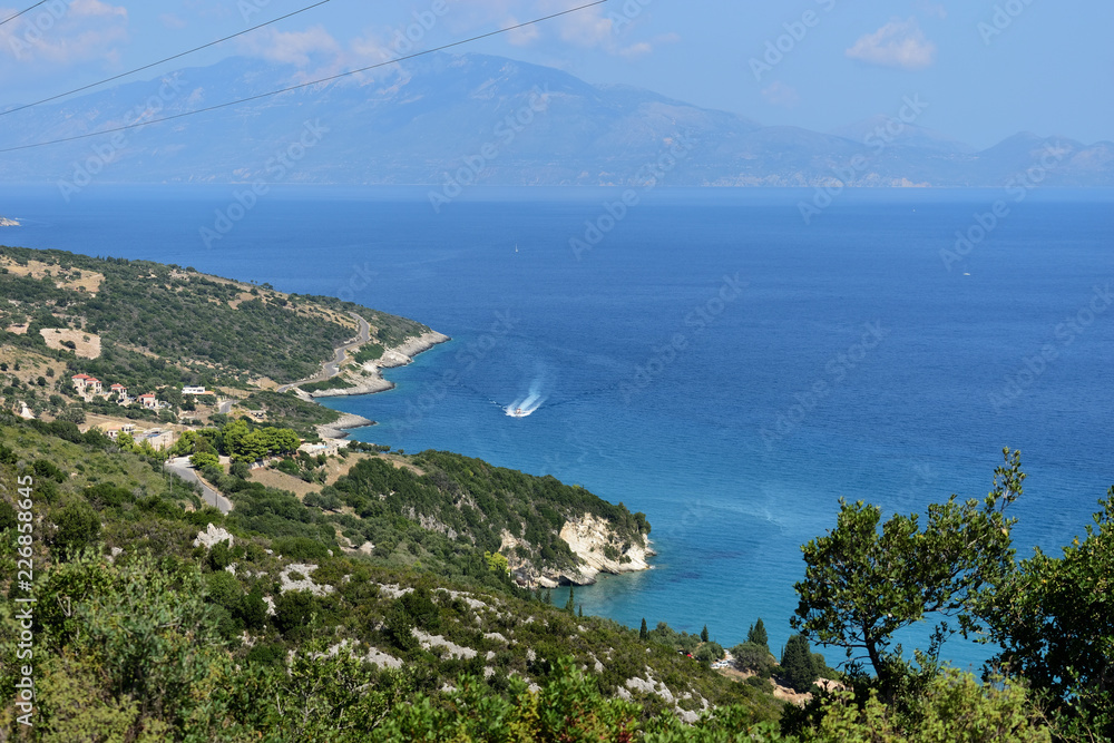 Kefalonia view from Zakynthos - Greece